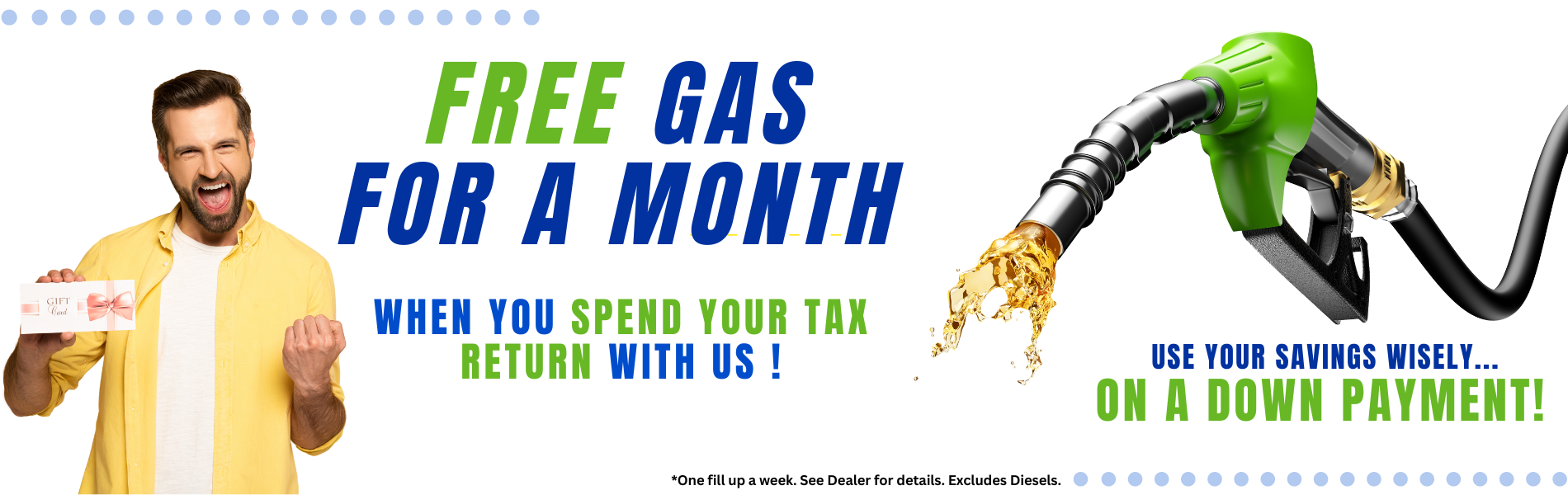 Free Gas for A Month