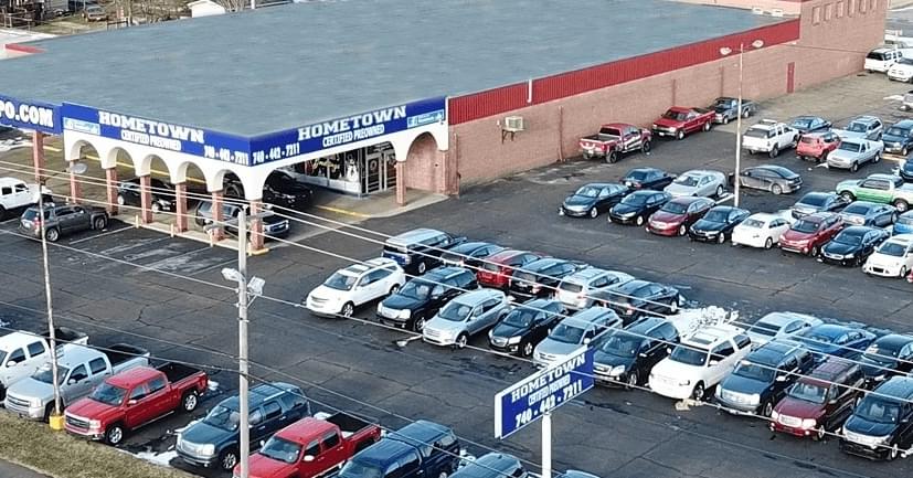 The Hometown CPO dealership lot in Ironton, OH